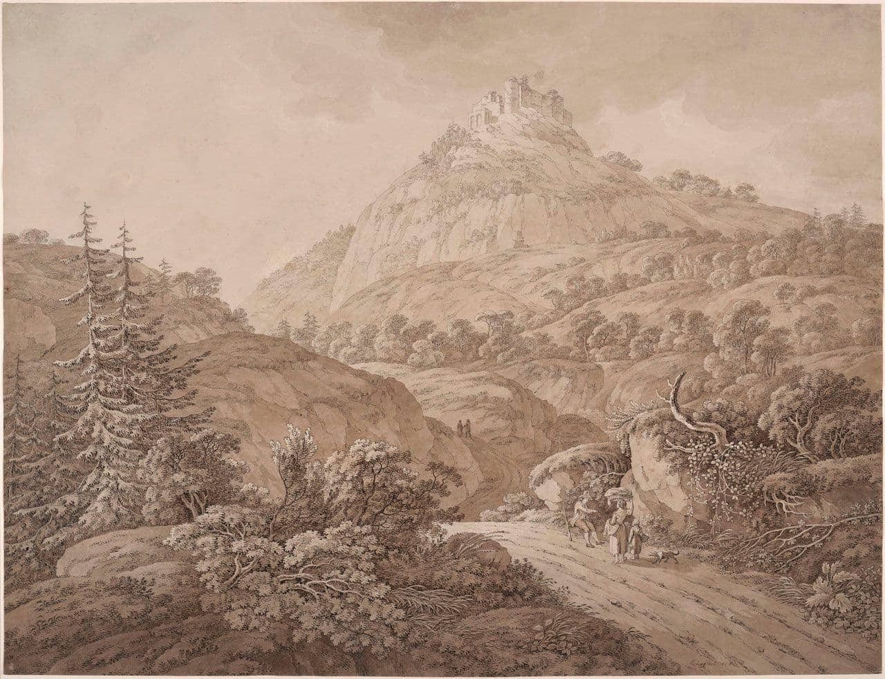 The Ruins of Blankenstein Castle in Bohemia