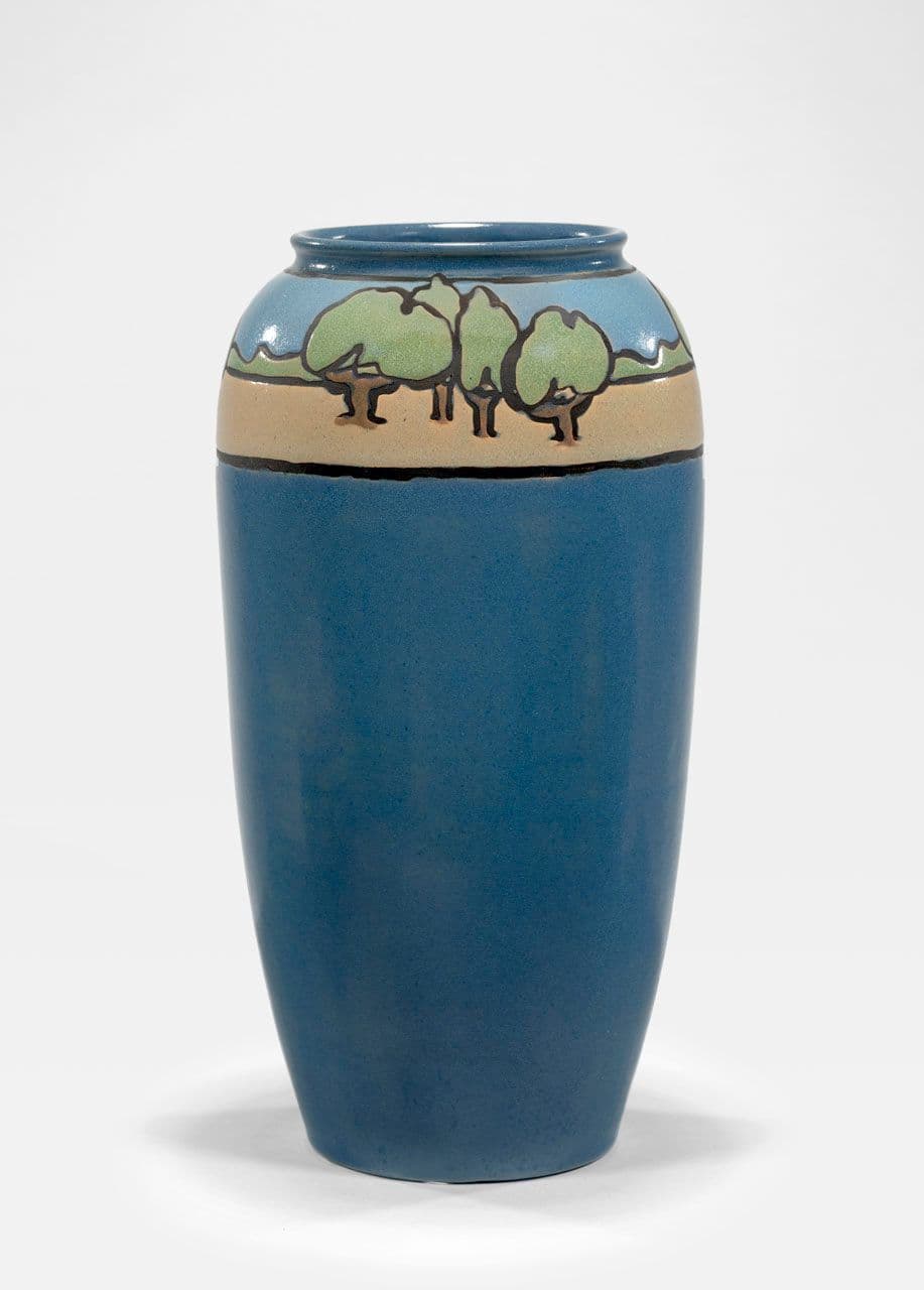 Vase with Landscape and Trees