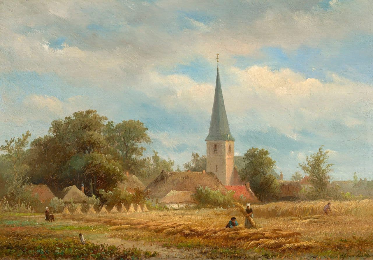 Harvesting by a Church