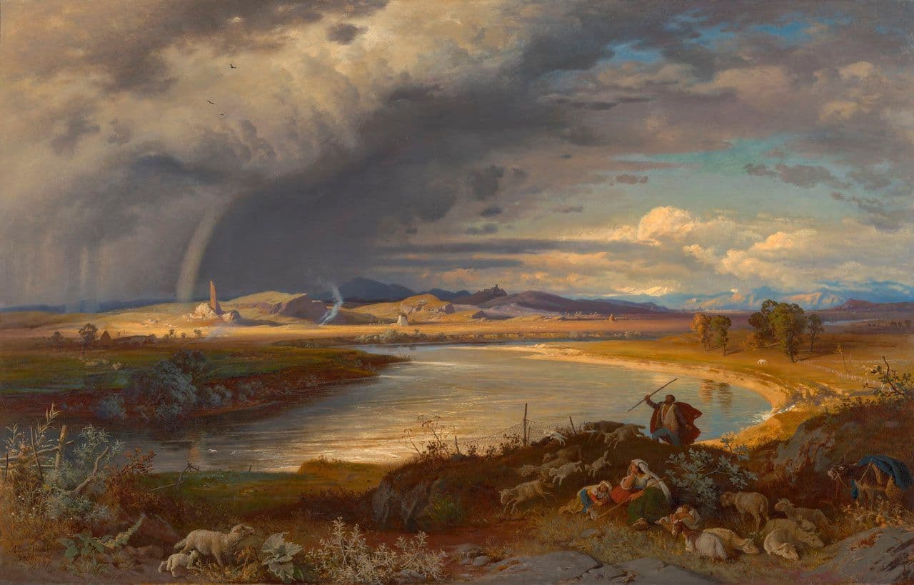 Thunderstorm in the Roman Campagna