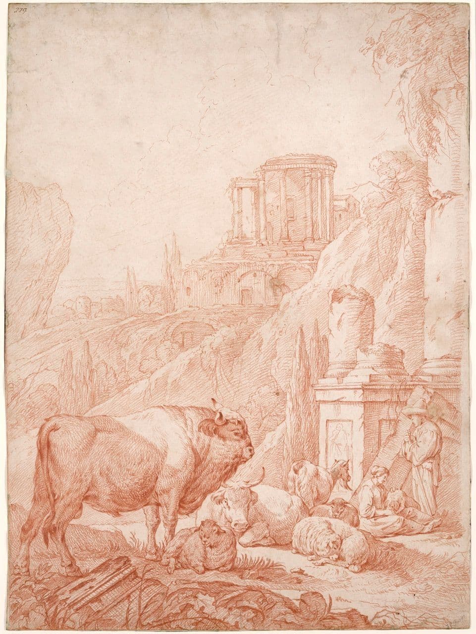 A Roman Landscape
Johann Heinrich  Roos 17th Century
1871.942