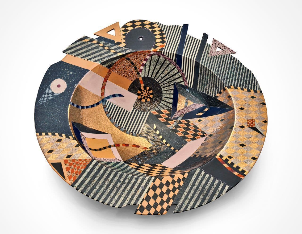 Blue and Gold Oval Platter
Ralph  Bacerra 
20th Century
2022.14.3