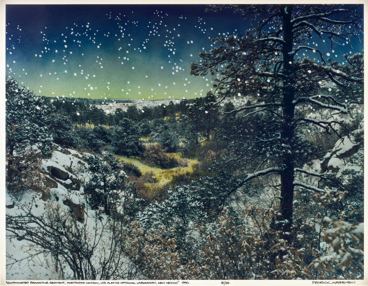 Contaminated Radioactive Sediment, Mortandad Canyon, Los Alamos National Laboratory, New Mexico from "Nuclear Enchantment"