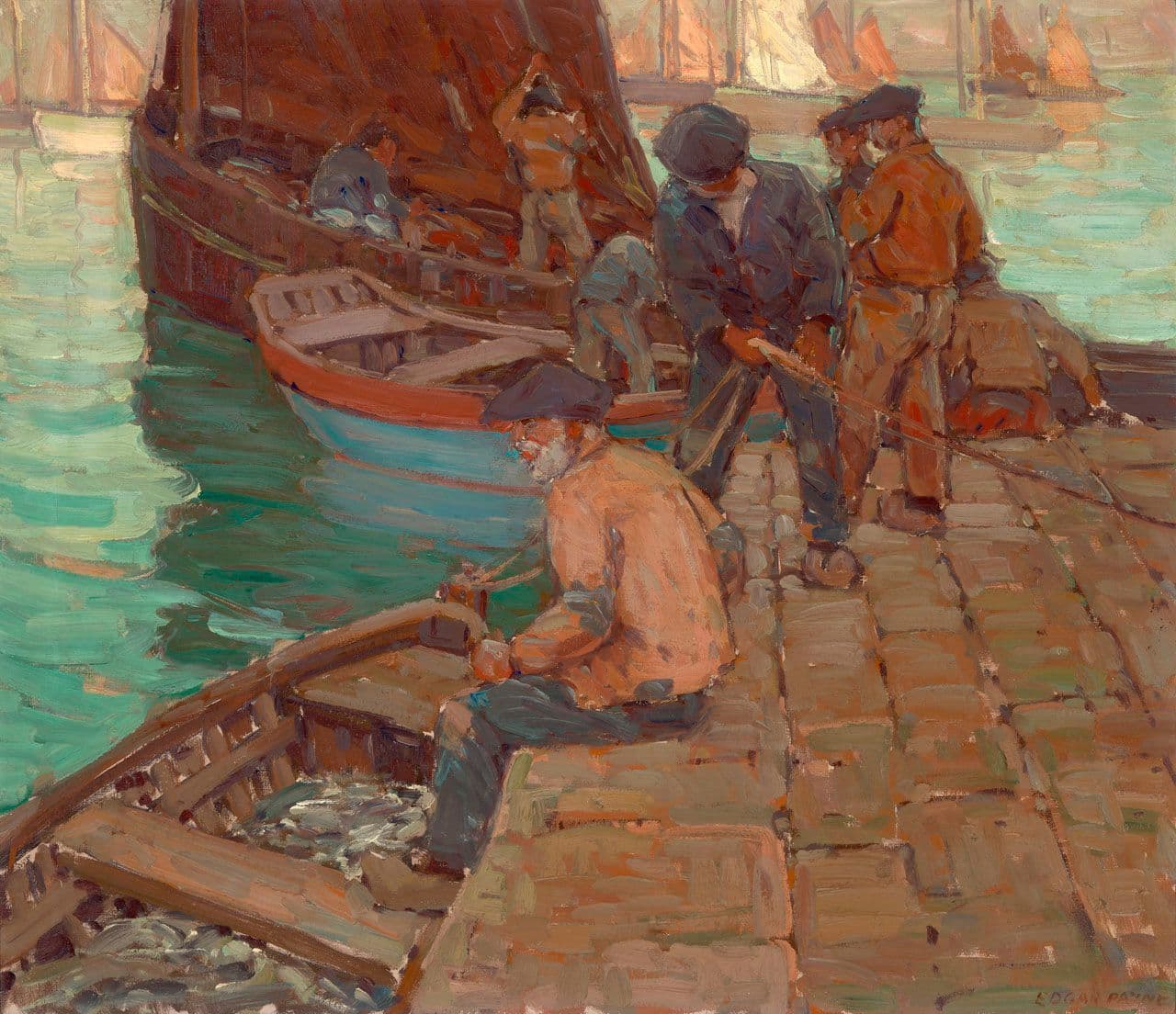 Unloading Fish, Concarneau, France