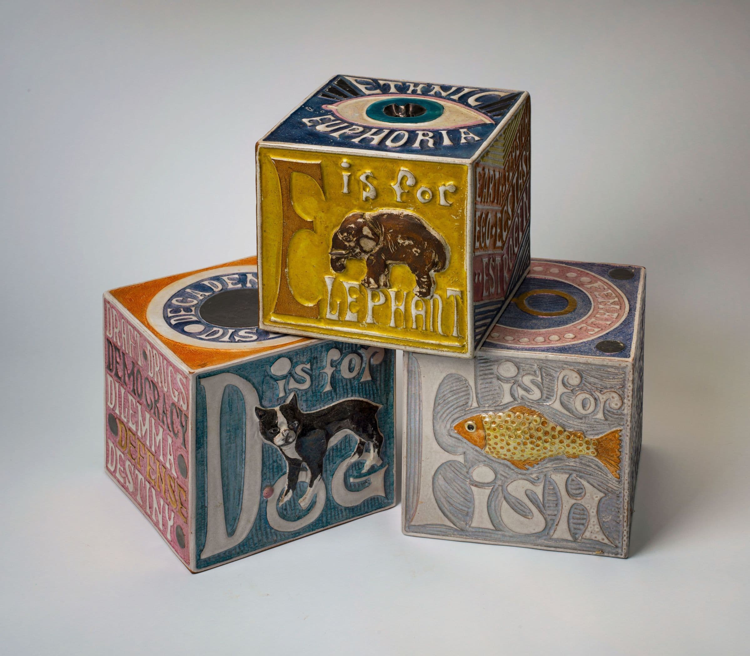 ABC Blocks: Dog, Elephant, Fish
Ruth  Rippon 
20th Century
2018.130.17.a-.c