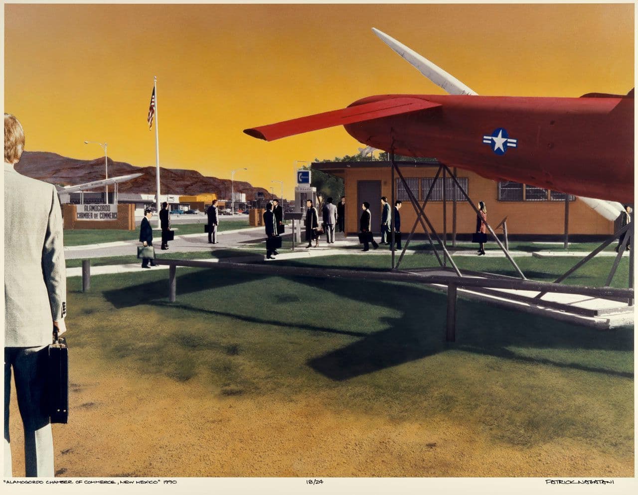 Alamogordo Chamber of Commerce, New Mexico, from "Nuclear Enchantment"
Patrick  Nagatani 
20th Century
2022.157.14