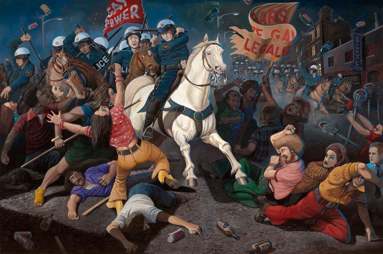 STONEWALL after Bataille de Mons-en-Pévelè by Charles-Philippe Larivière