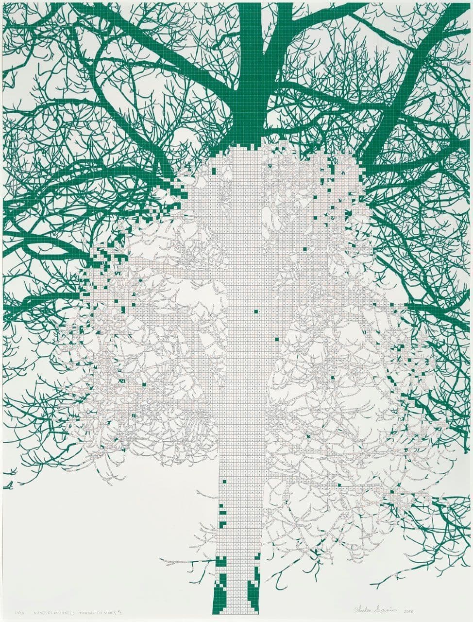 Number and Trees: Tiergarten Print Series #1