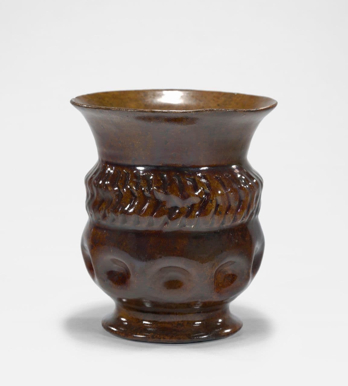Brown Dimpled Cup