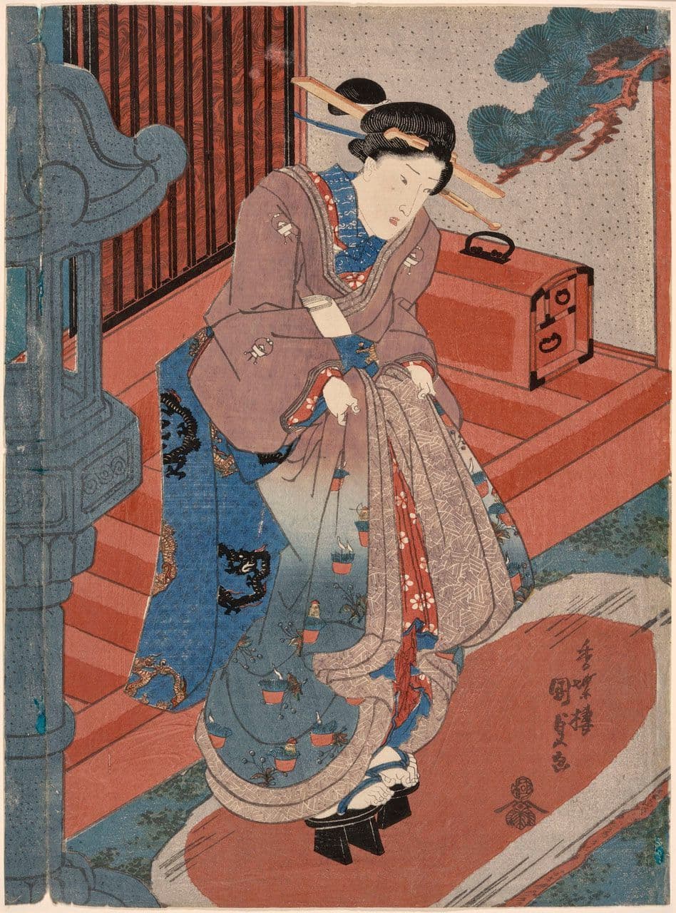 Beauty by a Lantern
Utagawa  Kunisada 19th Century
2004.27