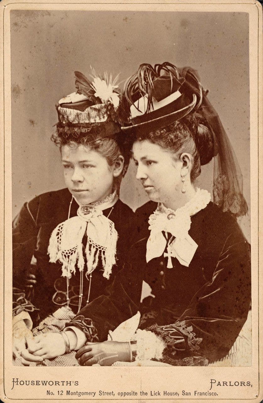 Photograph of Katie Crocker and Clara Bender