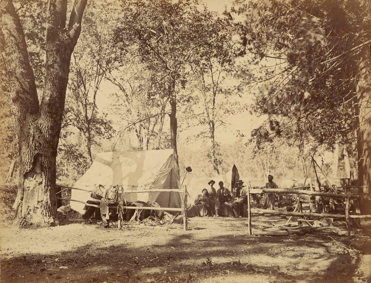 A Camping Party in Yosemite
Carleton  Watkins 19th Century
1980.25