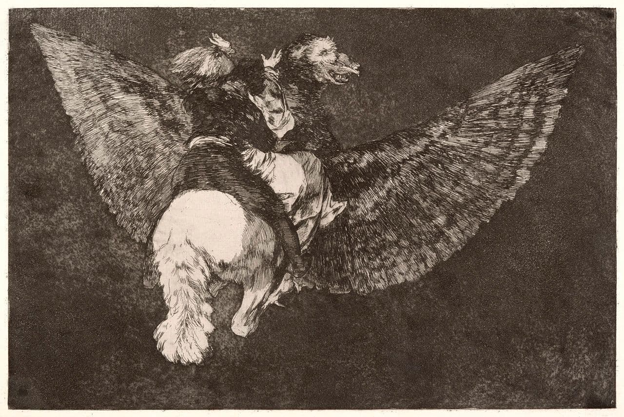 Disparate Volante [Flying Folly], from Los Disparates [The Follies] series