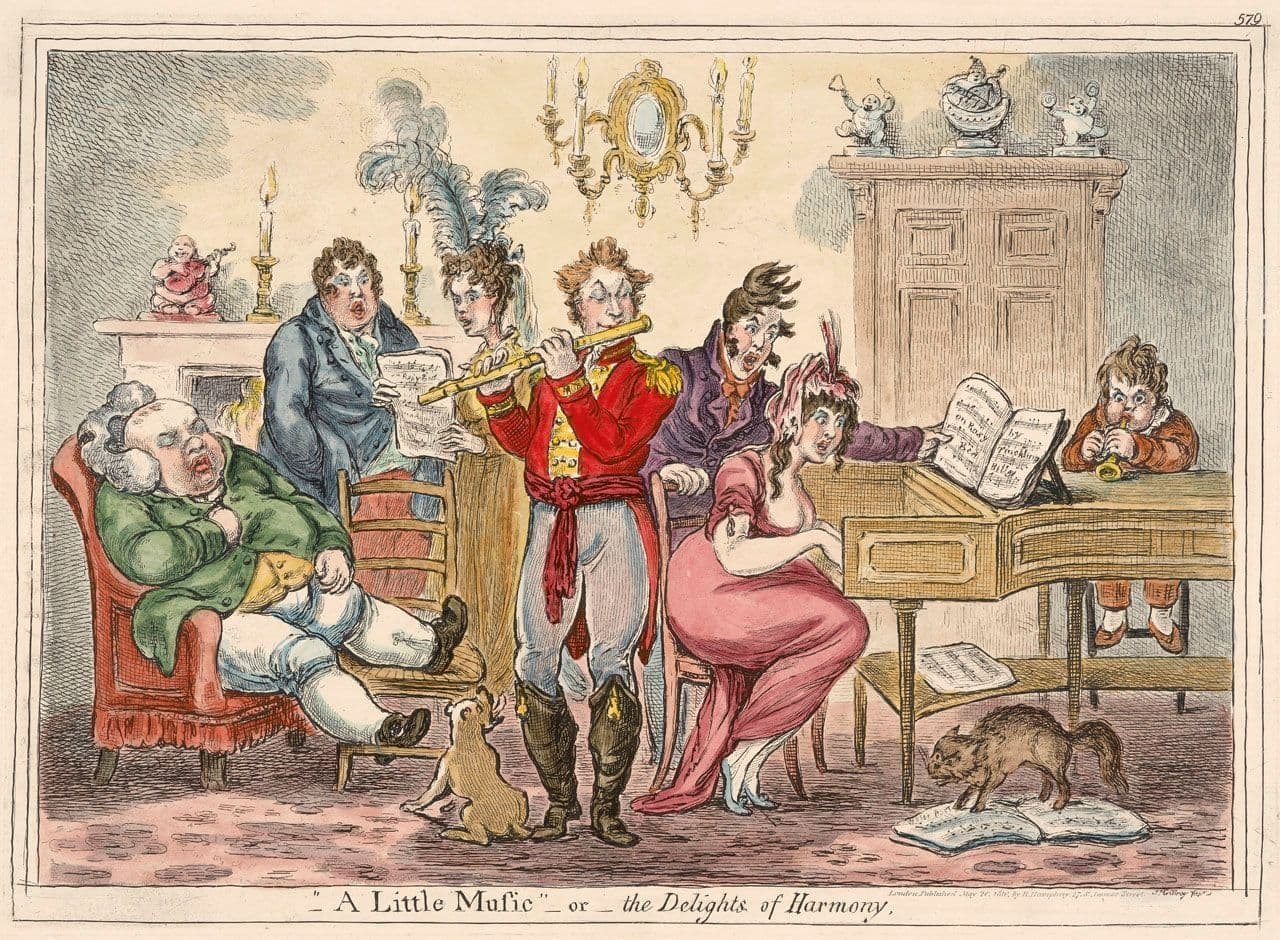 "A Little Music"
James  Gillray 19th Century
2005.21.a