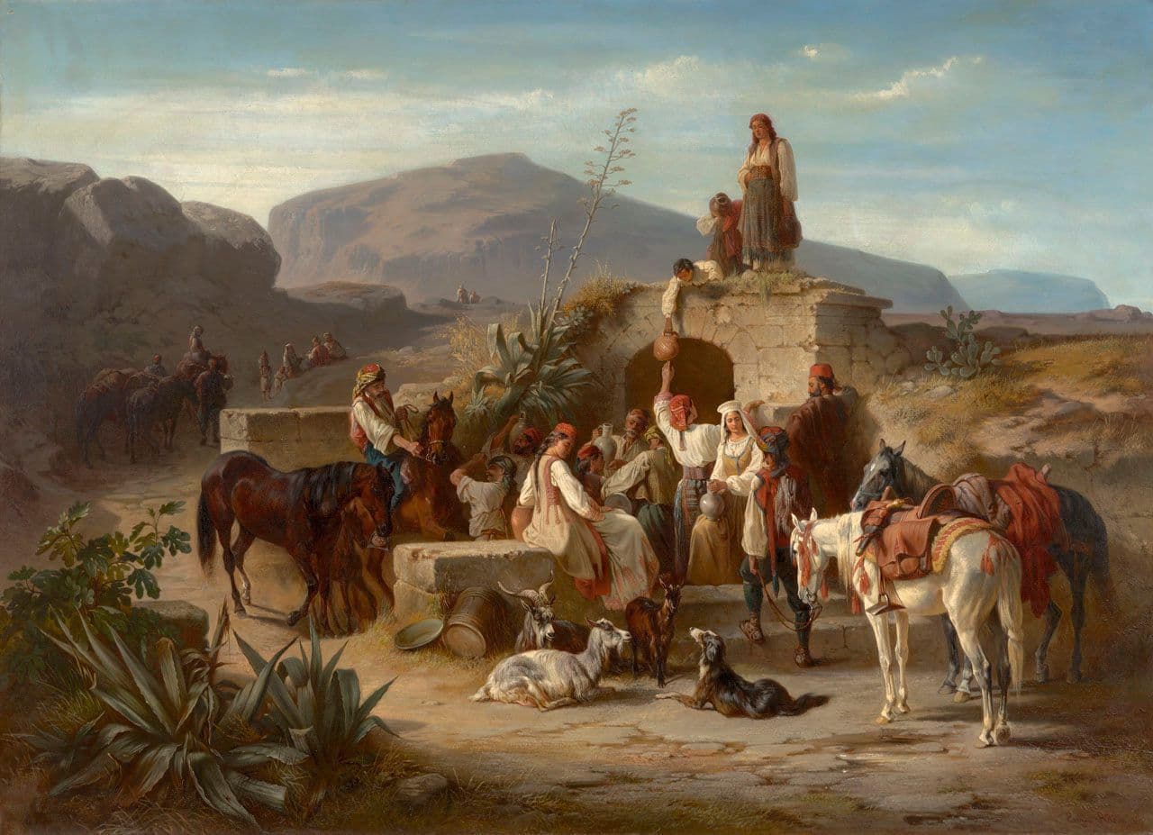 Dalmatian Peasants at the Spring