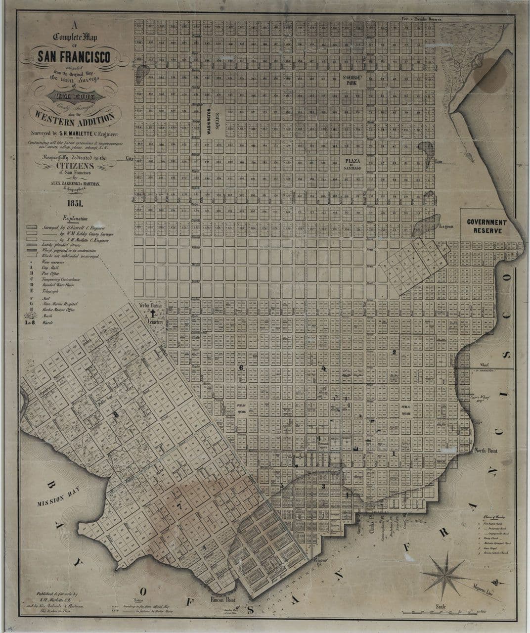 A Complete Map of San Francisco
William  Eddy , ,  Marlette 19th Century
2019.74.154