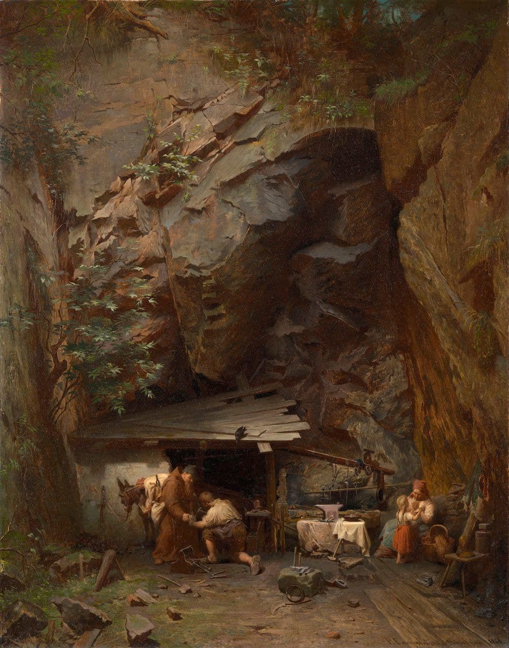 Blacksmith Shop in the Bavarian Alps