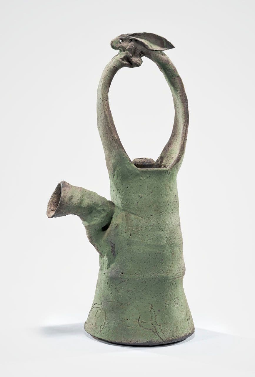 Green Rabbit Teapot