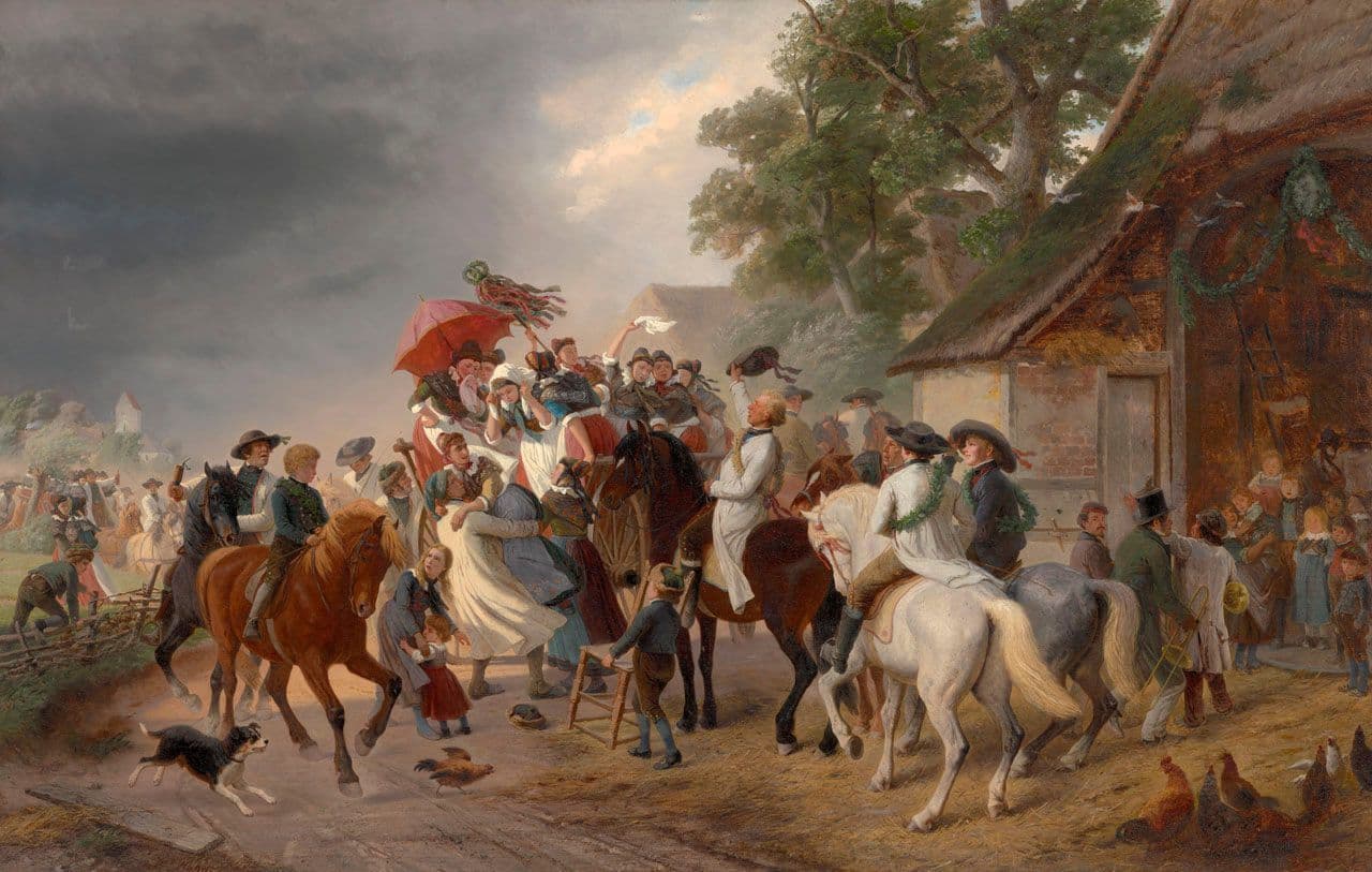 The Harvest Festival before an Approaching Storm