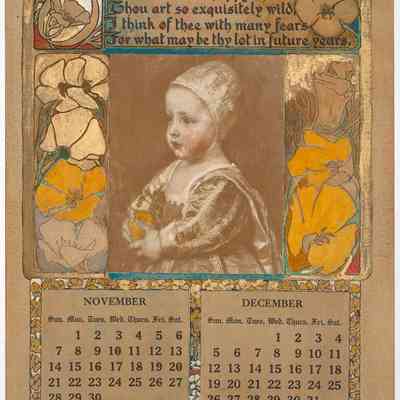 Innocence of Childhood Calendar - November/December 1909