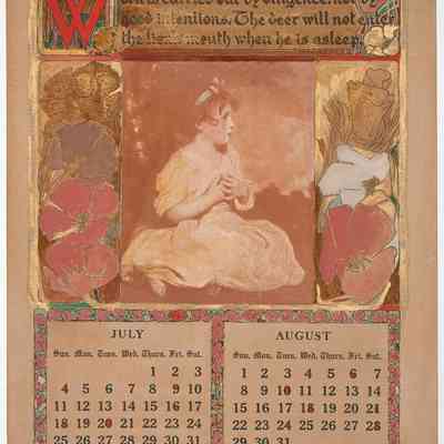 Innocence of Childhood Calendar - July/August 1909