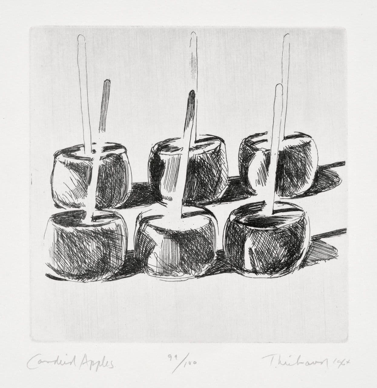 Candied Apples, from Delights series
Wayne Thiebaud
20th Century
1995.9.1.12 Candied Apples, from Delights series