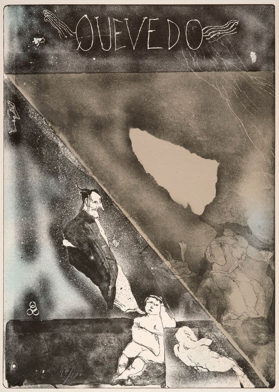 Condición Humana I (The Human Condition I), Plate 3, from the series Homage to Quevedo
José Luis Cuevas
20th Century
2023.85.1 Condición Humana I (The Human Condition I), Plate 3, from the series Homage to Quevedo