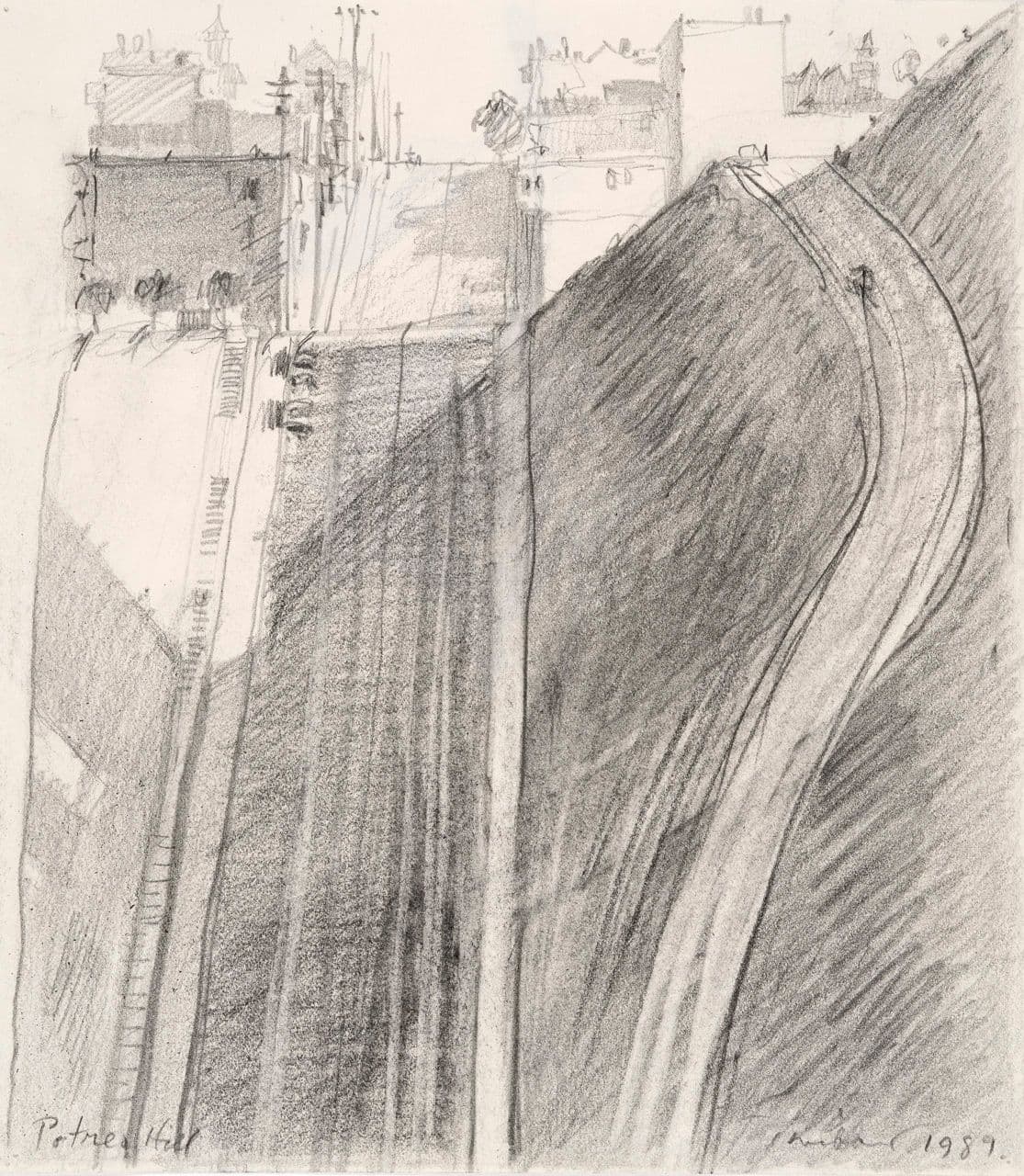 RECTO: Potrero Hill
Wayne Thiebaud
20th Century
1995.9.18.a RECTO: Potrero Hill