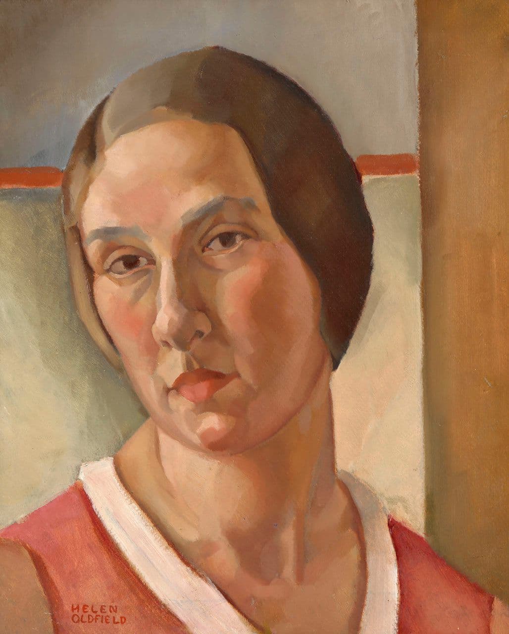 Self-Portrait–A Month After Marriage
Helen Clark  Oldfield 
20th Century
2022.160.2 Self-Portrait–A Month After Marriage