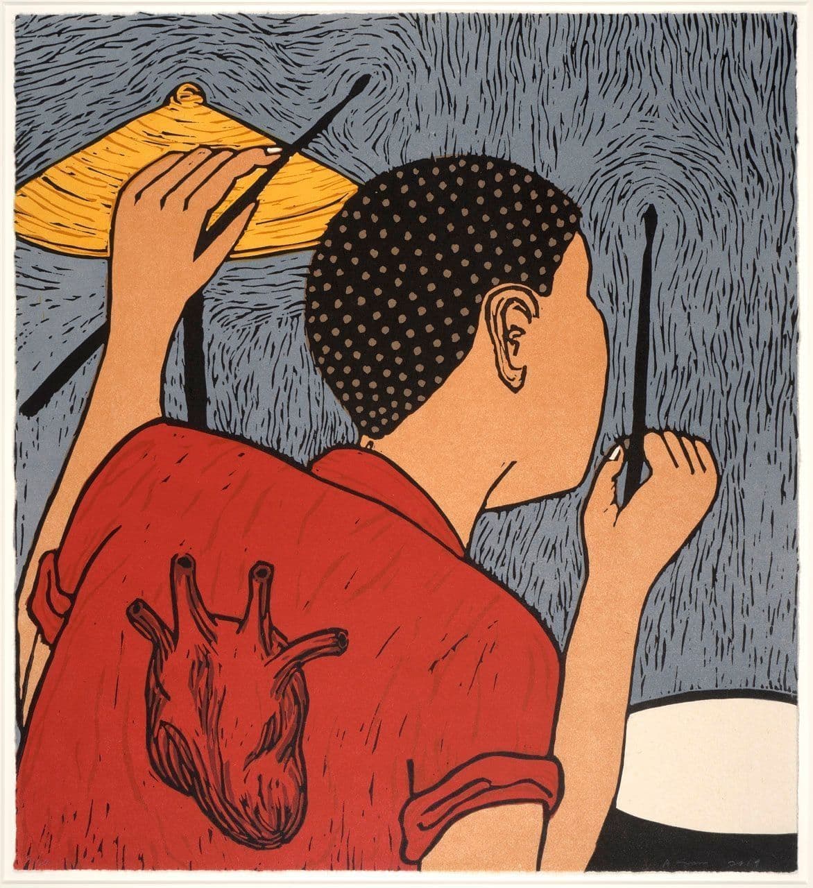 Paradiddle Diddle, from the Copacetic portfolio
Alison Saar
21st Century
2019.60.3 Paradiddle Diddle, from the Copacetic portfolio
