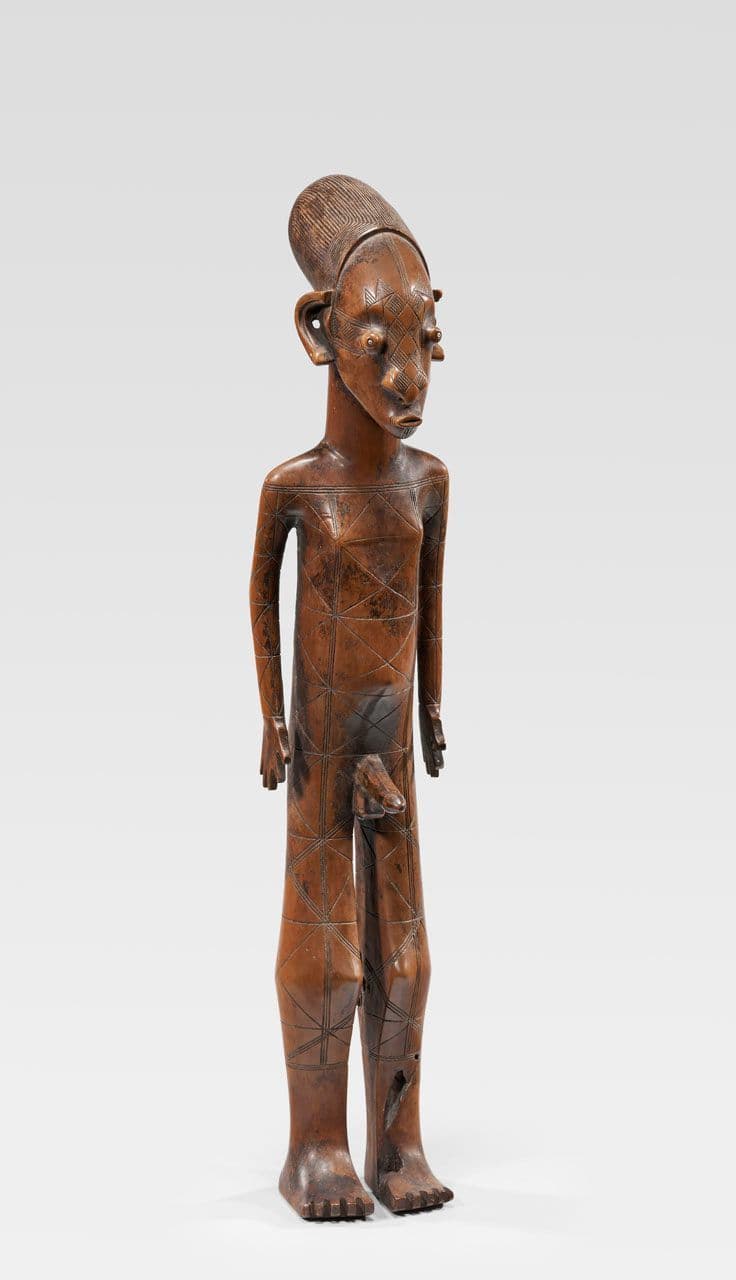 Male Ancestor Figure (Beli)
Mangbetu people, Democratic Republic of the Congo (early–mid-20th century)
20th Century
2019.95.3 Male Ancestor Figure (Beli)