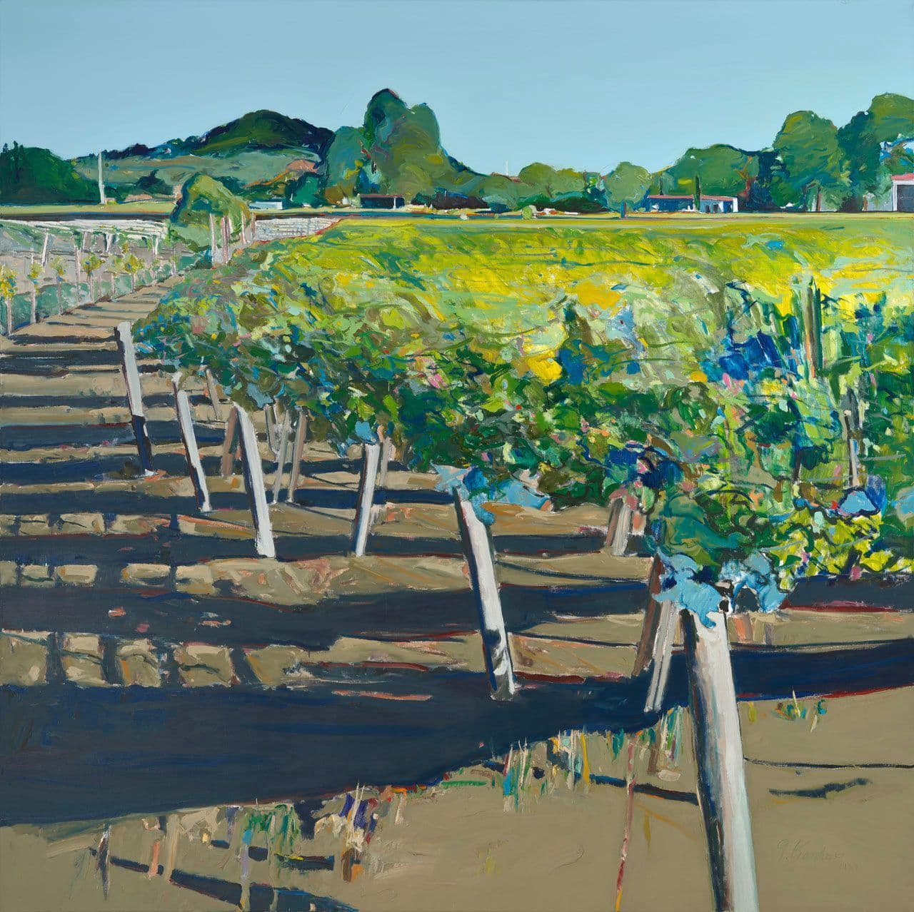 Rutherford Vineyard
Gregory Kondos
20th Century
2011.42 Rutherford Vineyard