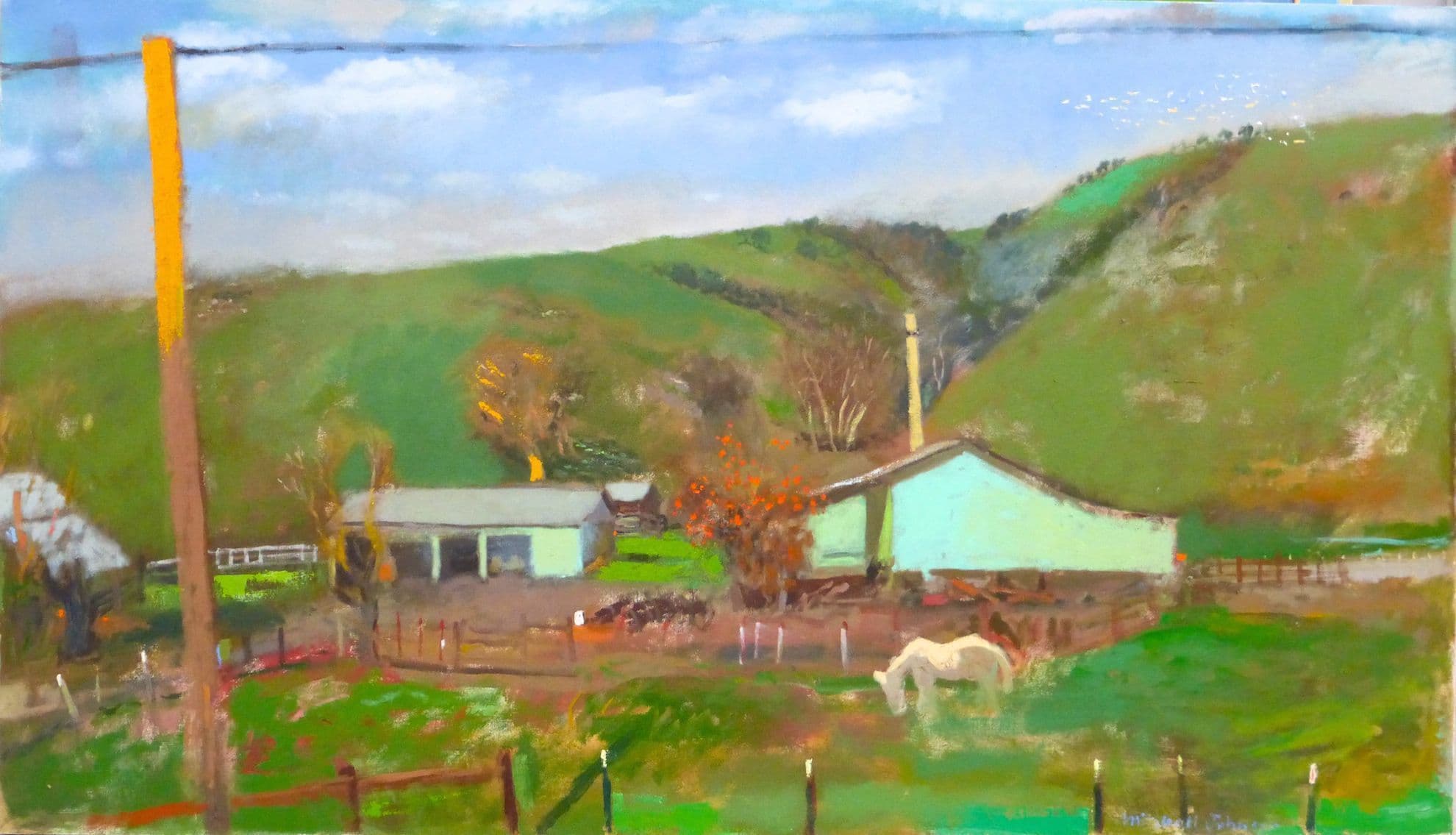 Pacheco Pass Road (Barns & Persimmons)
Mitchell Johnson
21st Century
2018.21 Pacheco Pass Road (Barns & Persimmons)