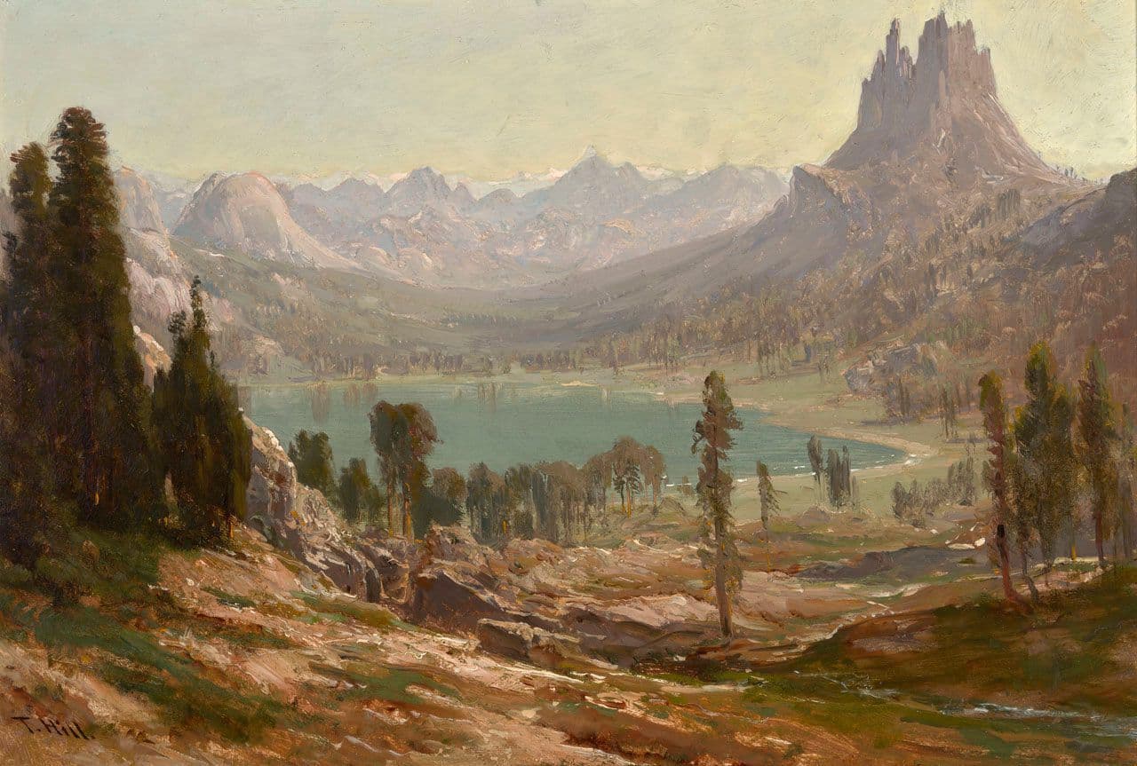 Budd Lake and Cathedral Peak
Thomas Hill
19th Century
Budd Lake and Cathedral Peak