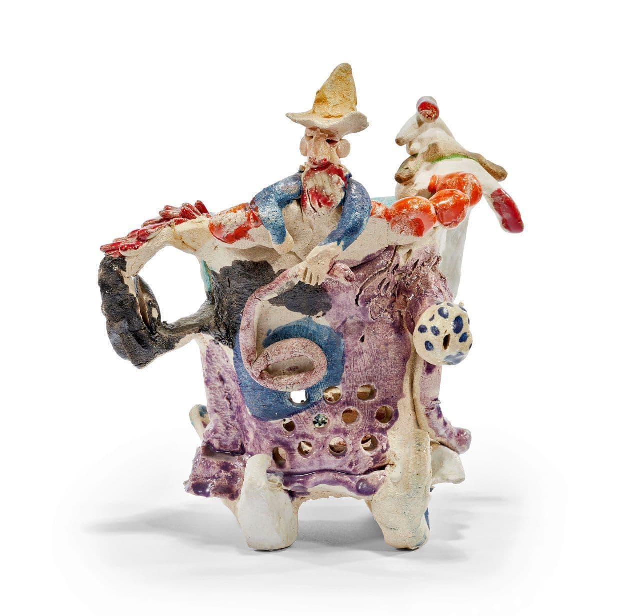 The Little Fellow Takes Charge
Robert  Arneson , Roy  De Forest 
20th Century
1973.31.3 The Little Fellow Takes Charge