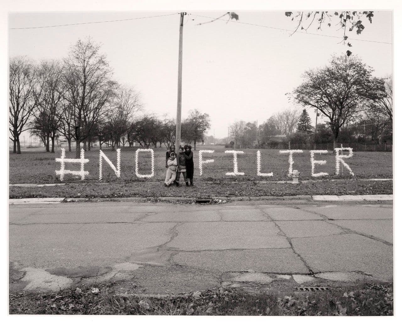 A Message in Nestle Water Bottles from Shea Cobb, Amber Hasan, Macana Roxie and LaToya Ruby Frazier at Sussex Drive and West Pierson Road, Flint, MI
LaToya Ruby Frazier
21st Century
2023.162.4 A Message in Nestle Water Bottles from Shea Cobb, Amber Hasan, Macana Roxie and LaToya Ruby Frazier at Sussex Drive and West Pierson Road, Flint, MI
LaToya Ruby Frazier
21st Century
2023.162.4