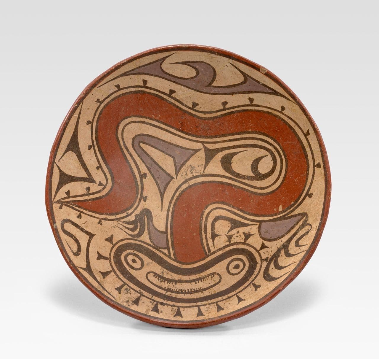 Plate
Gran Coclé (Joaquín), Azuero Peninsula, Panama (8th–10th centuries)
8th Century,9th Century,10th Century
2019.102.9 Plate
Gran Coclé (Joaquín), Azuero Peninsula, Panama (8th–10th centuries)
8th Century,9th Century,10th Century
2019.102.9