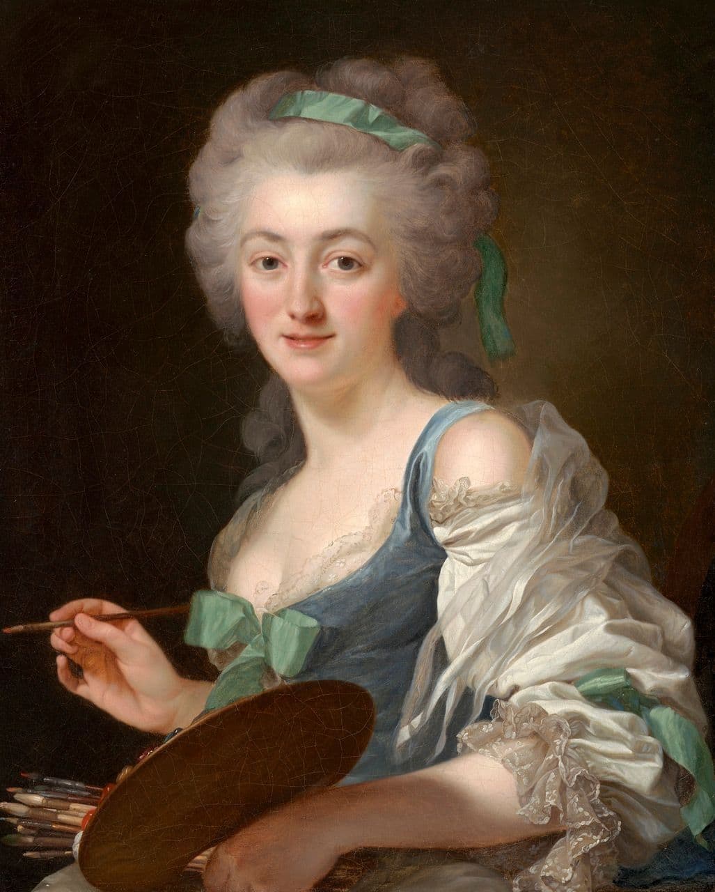 Portrait of the Painter Anne Vallayer-Coster
Alexandre Roslin
18th Century
2015.34 Portrait of the Painter Anne Vallayer-Coster