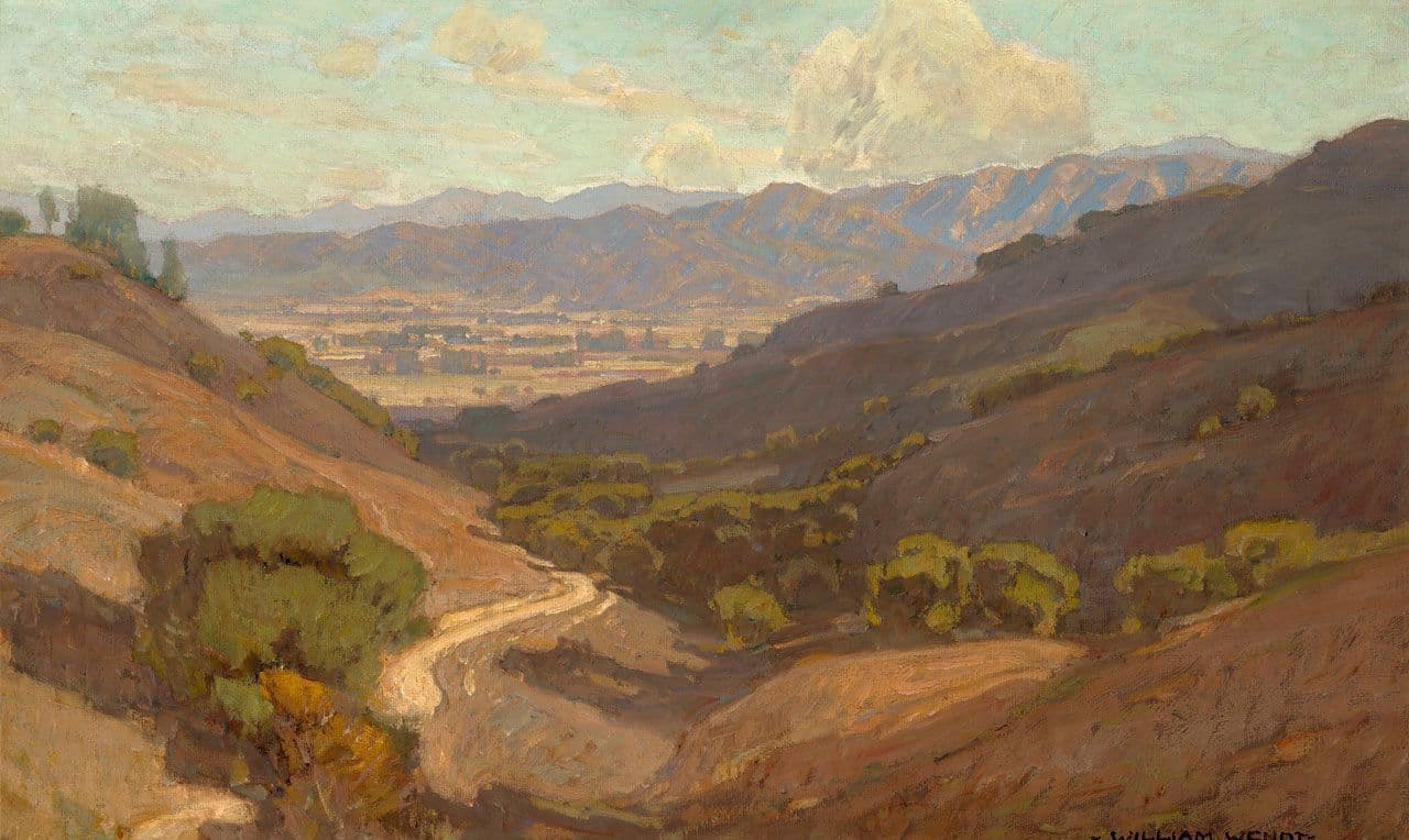 San Fernando Valley, Cahuenga Pass
William Wendt
20th Century
2022.49.21 San Fernando Valley, Cahuenga Pass