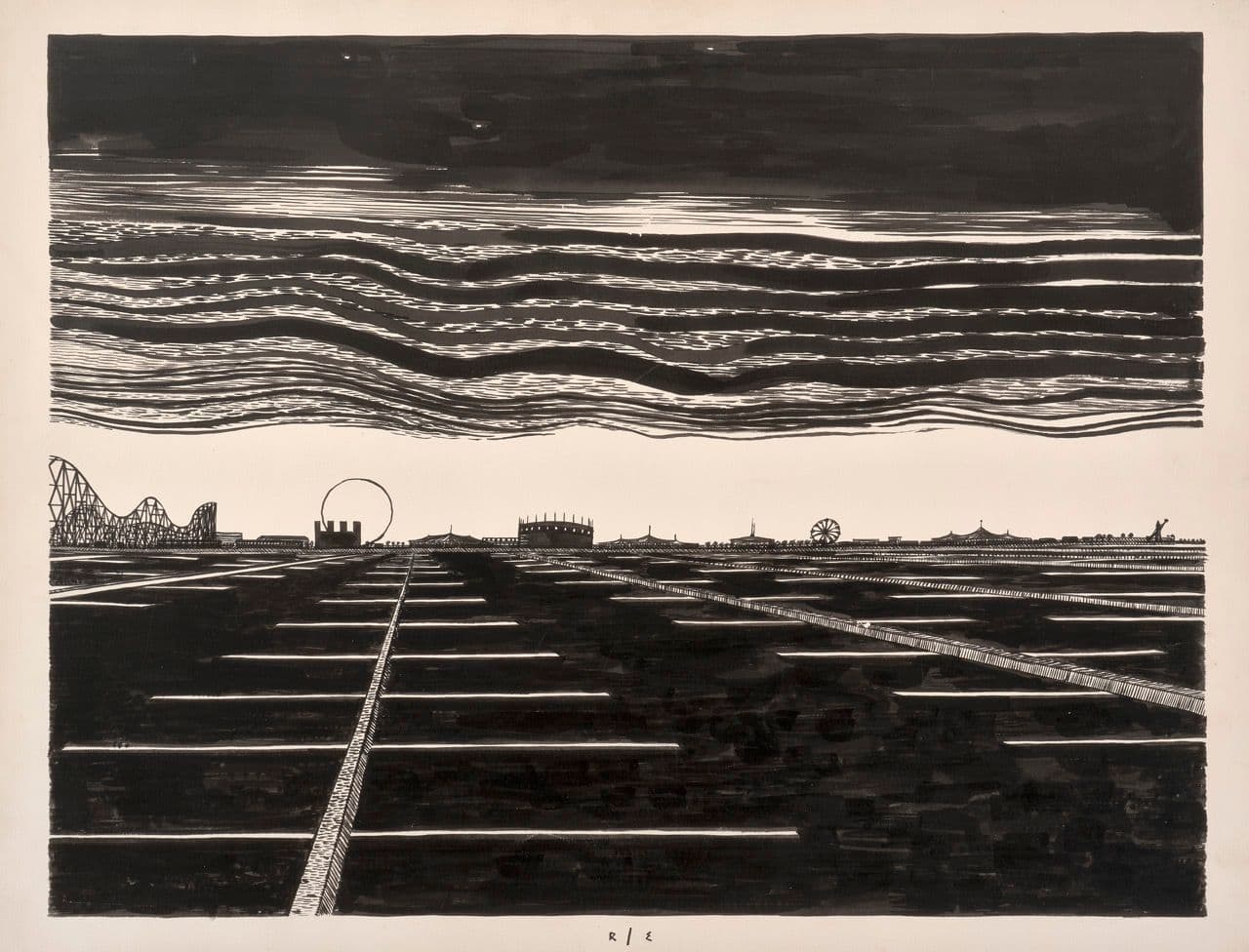 The Fair: The Sun Rises on the Foreground
Robert Else
20th Century
1978.34.1 The Fair: The Sun Rises on the Foreground