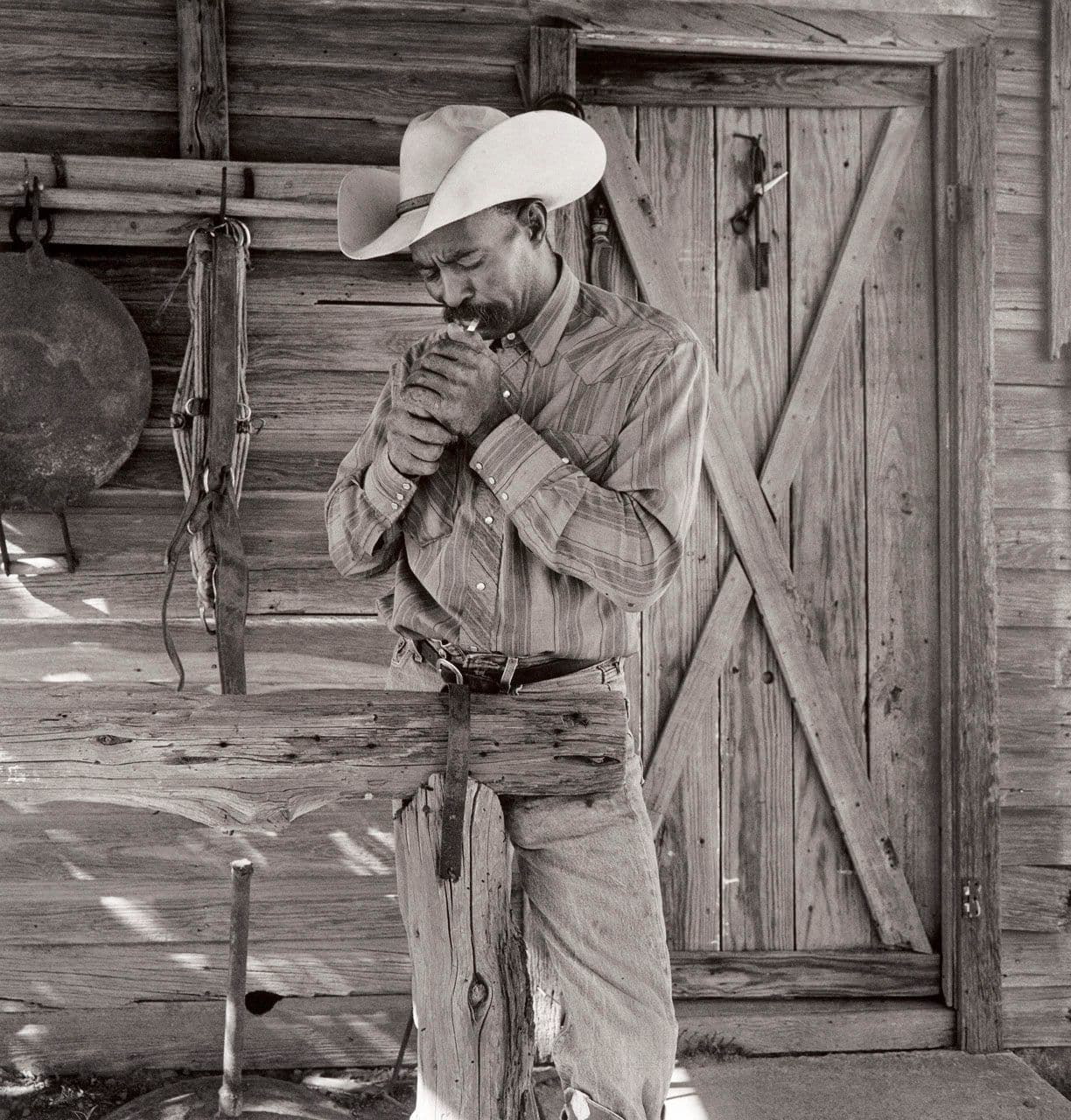 Portrait of Bobby Crosslin (Carl and Dorothy’s Property, the Old McMurtry Ranch)
Tony Gleaton
21st Century
2014.87.1 Portrait of Bobby Crosslin (Carl and Dorothy’s Property, the Old McMurtry Ranch)