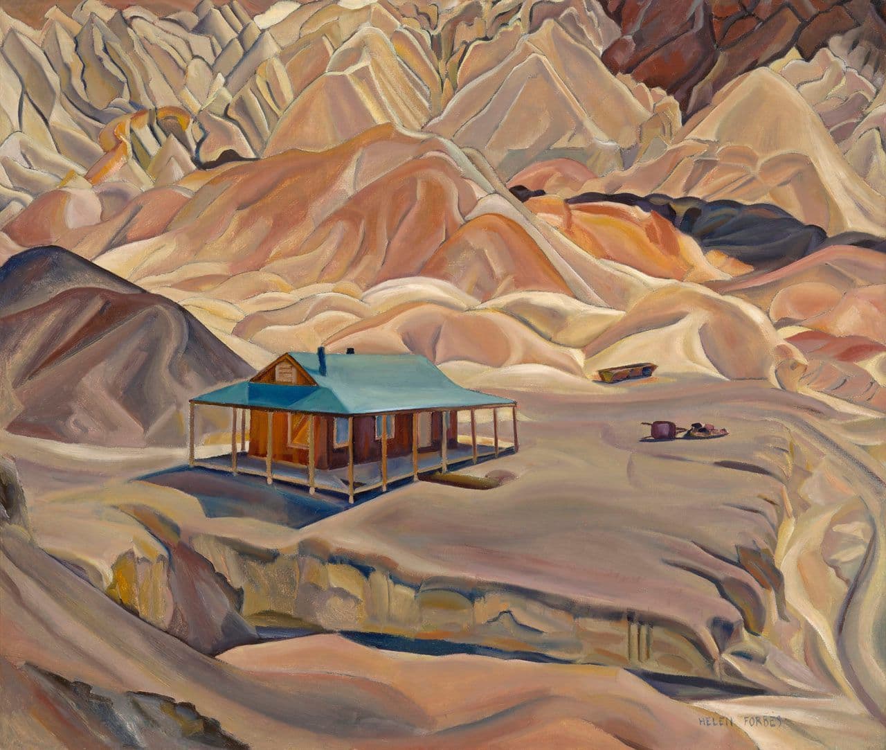 Mountain and Miner's Shack
Helen Forbes
20th Century
Mountain and Miner's Shack