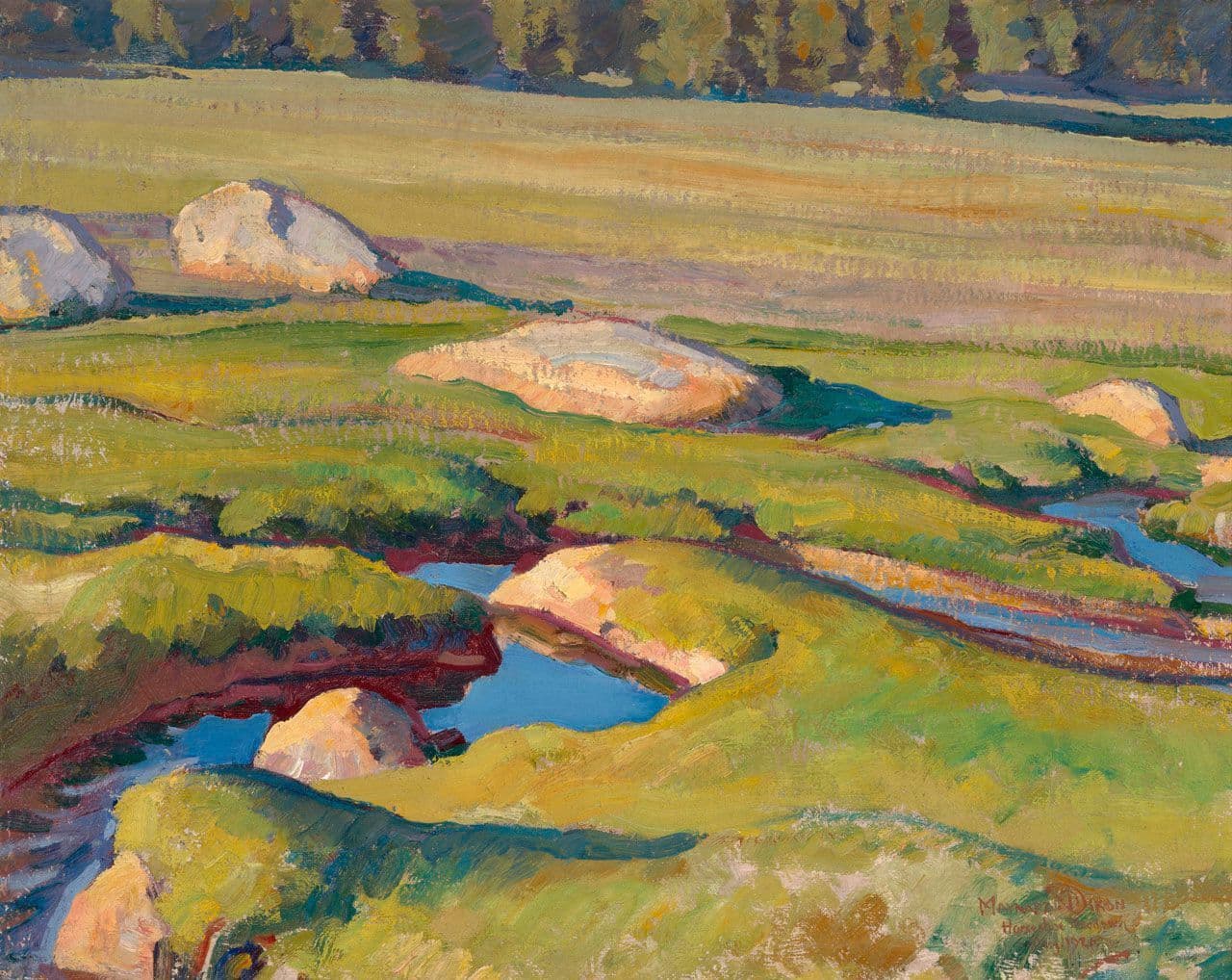 Glacial Meadow (Tuolumne Meadows)
Maynard Dixon
20th Century
2004.11.8 Glacial Meadow (Tuolumne Meadows)