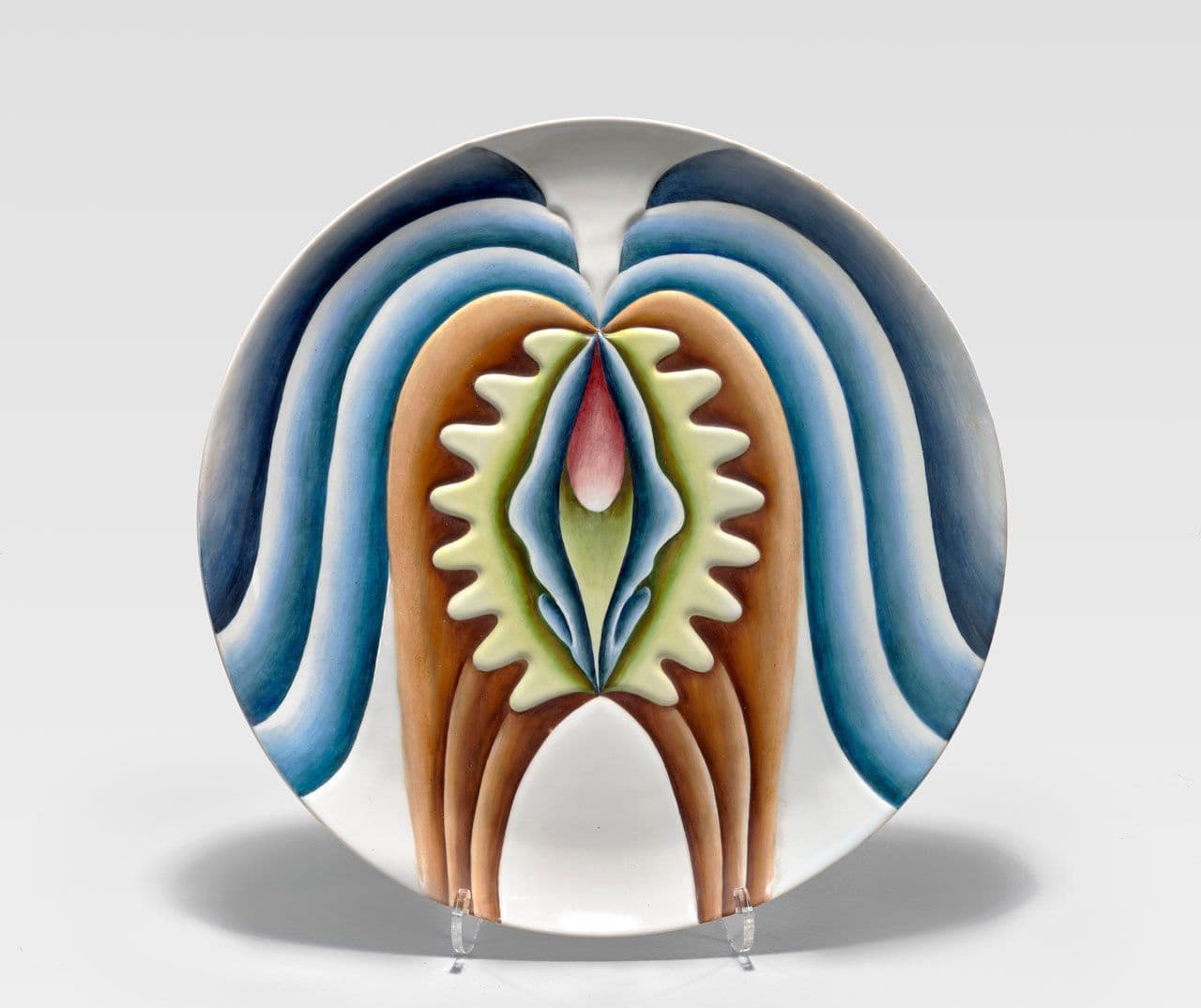 Test Plate for Hatshepsut, from The Dinner Party
Judy Chicago
20th Century
2018.32.3 Test Plate for Hatshepsut, from The Dinner Party