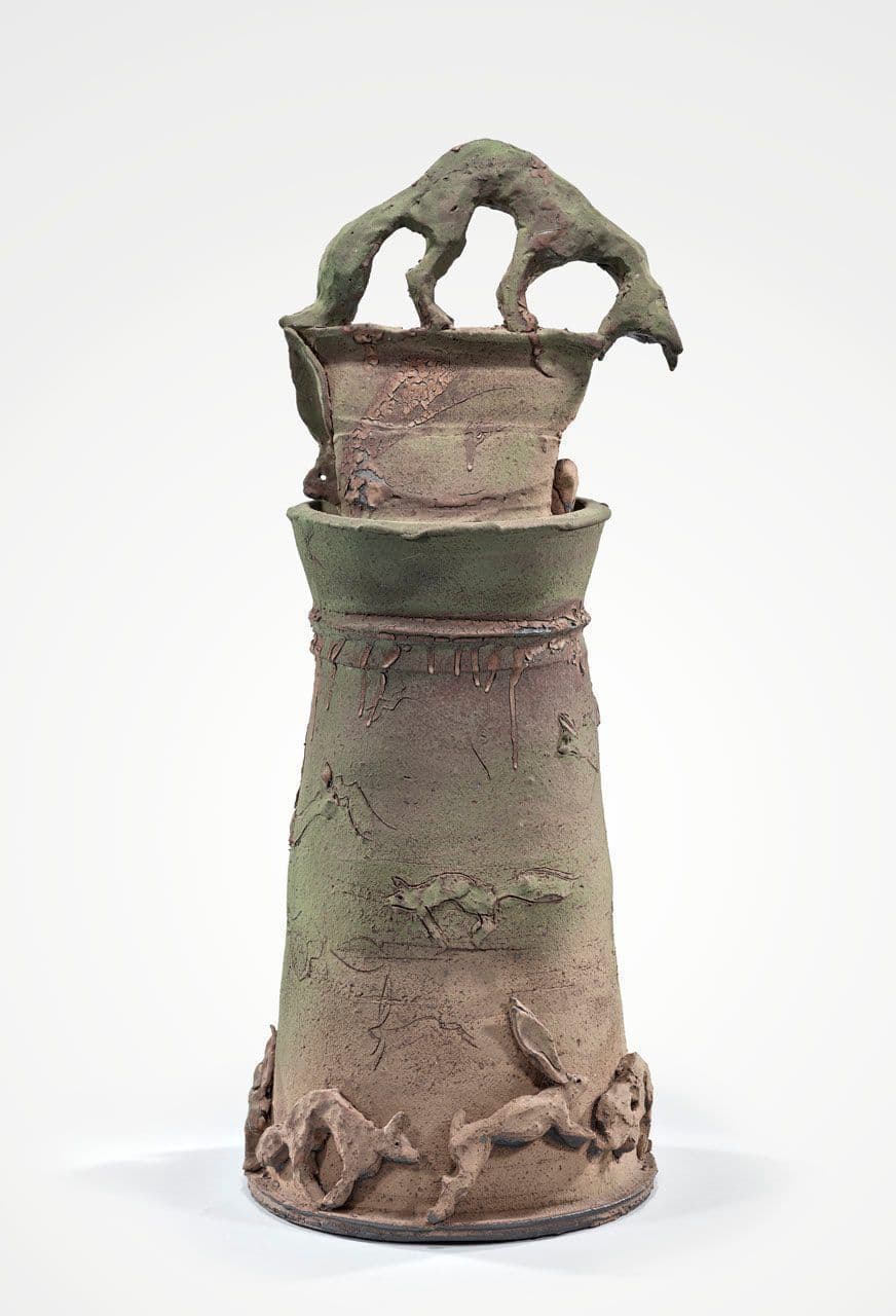 Jar with Fox Lid
Ken  Ferguson 
20th Century
2022.14.26 Jar with Fox Lid