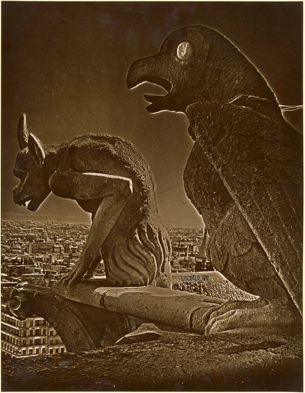 Gargoyles, Notre Dame, Paris
Vilem Kriz
20th Century
1979.9.10 Gargoyles, Notre Dame, Paris