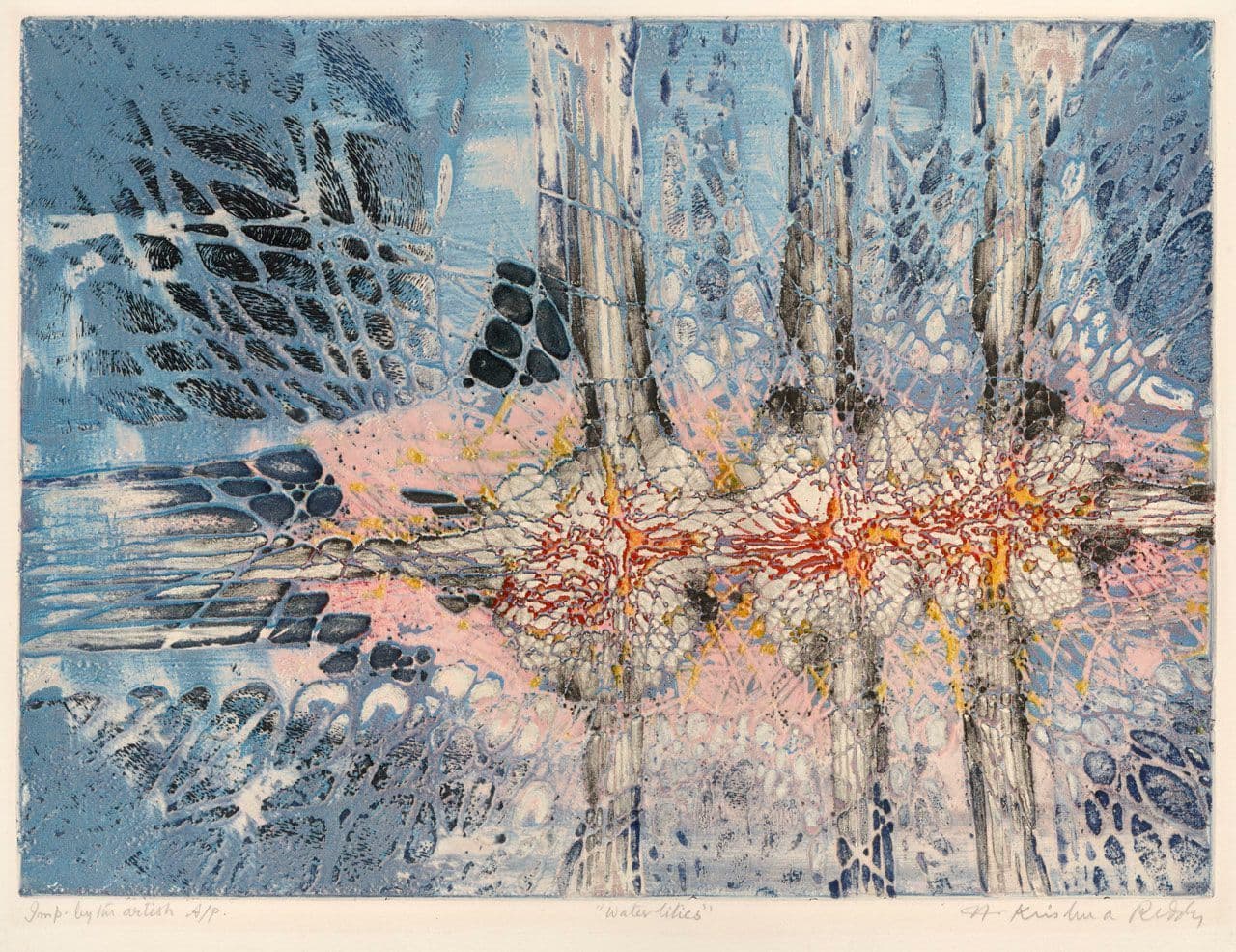 Water Lilies
Krishna Reddy
20th Century
1965.70.1 Water Lilies