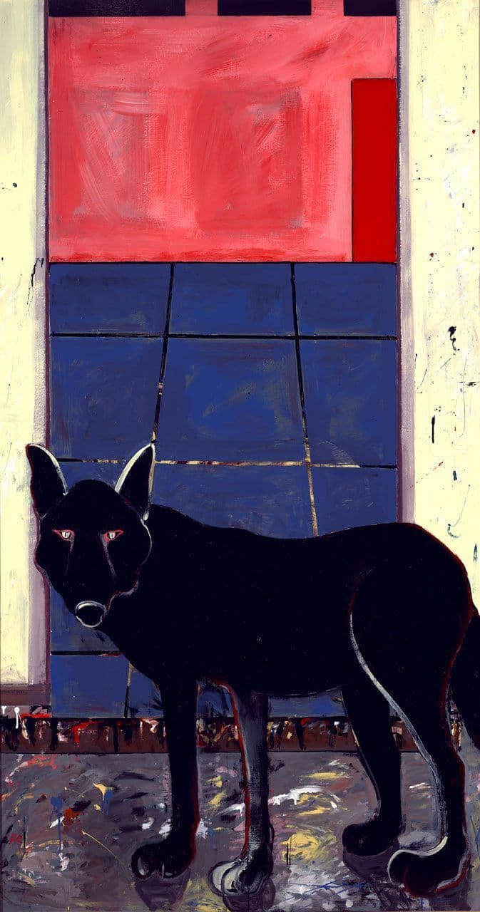 Wolf in Studio
Joan Brown
20th Century
1974.30 Wolf in Studio