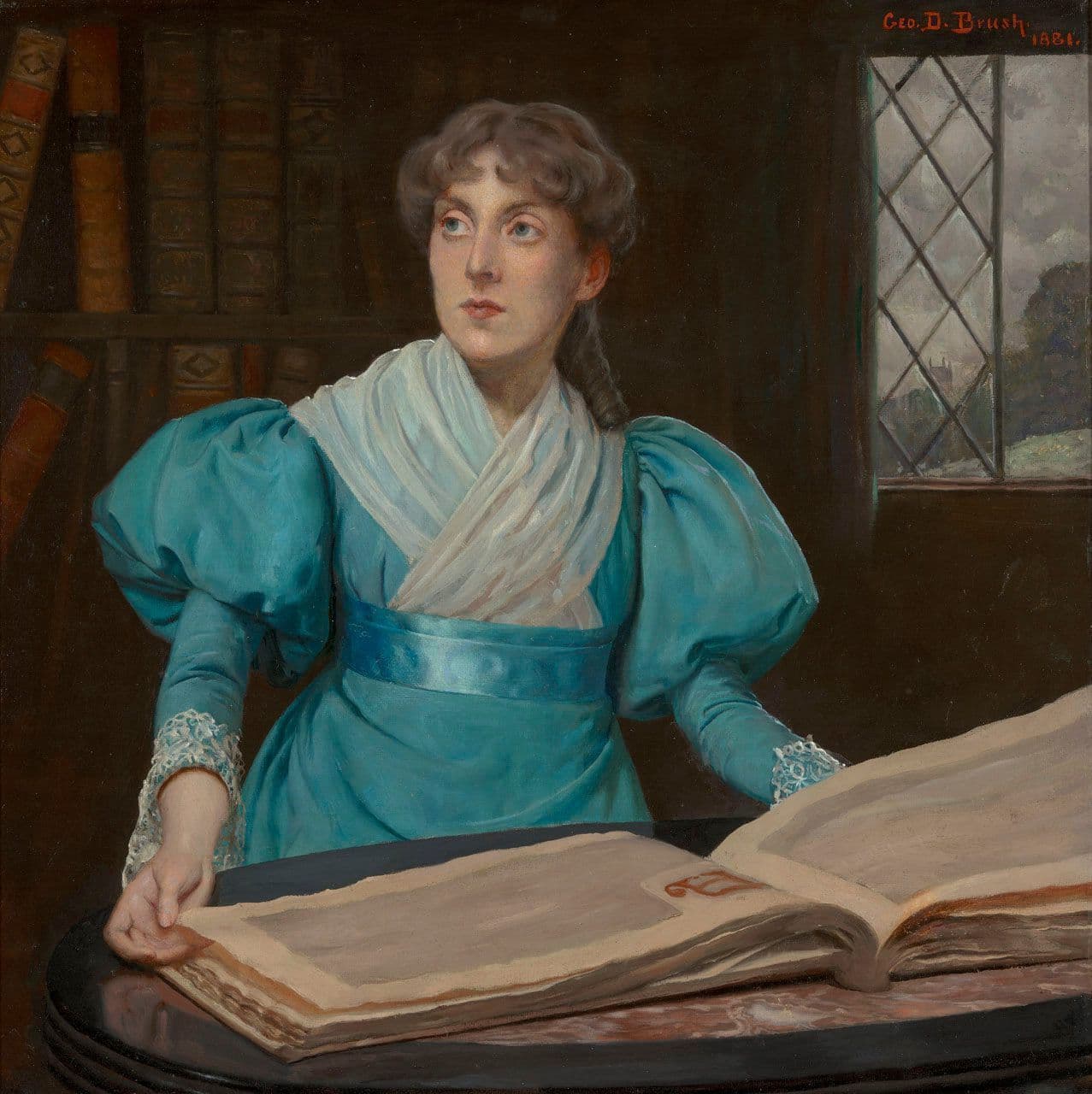 Portrait of Mrs. Harry Walker
George de Forest Brush
19th Century
1970.14 Portrait of Mrs. Harry Walker