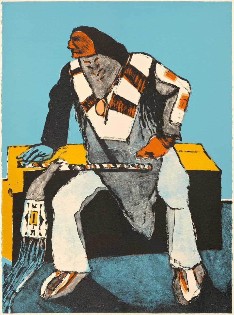 Another Deco Indian
Fritz Scholder
20th Century
1981.255 Another Deco Indian
